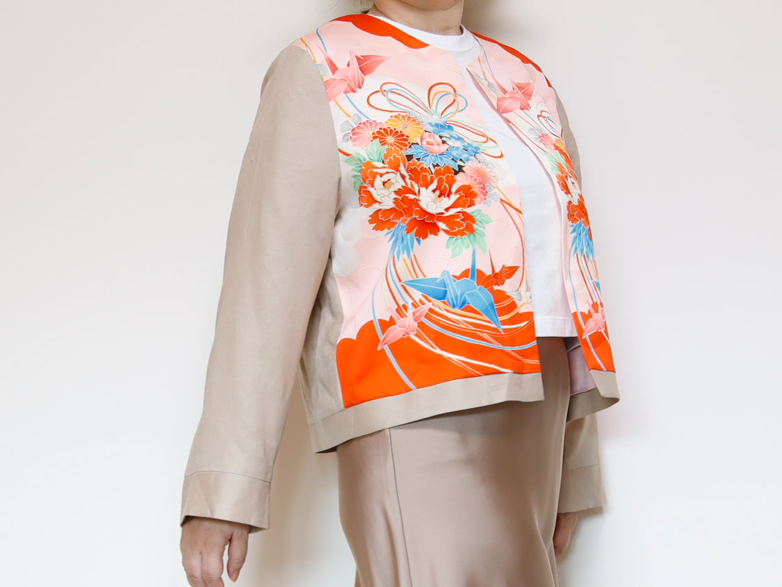 <J15K-028> KIMONO クルーネックジャケット
