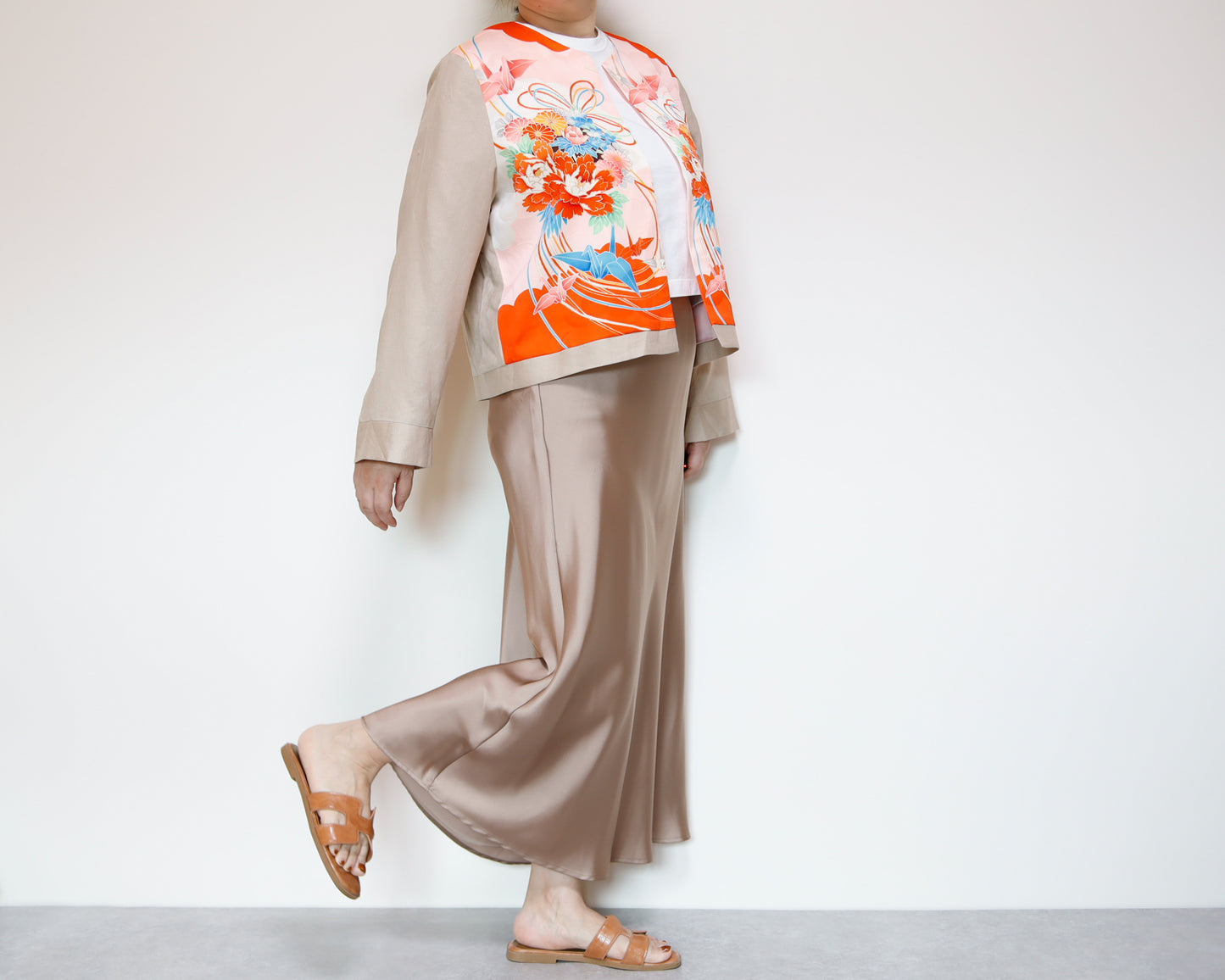 <J15K-028> KIMONO クルーネックジャケット