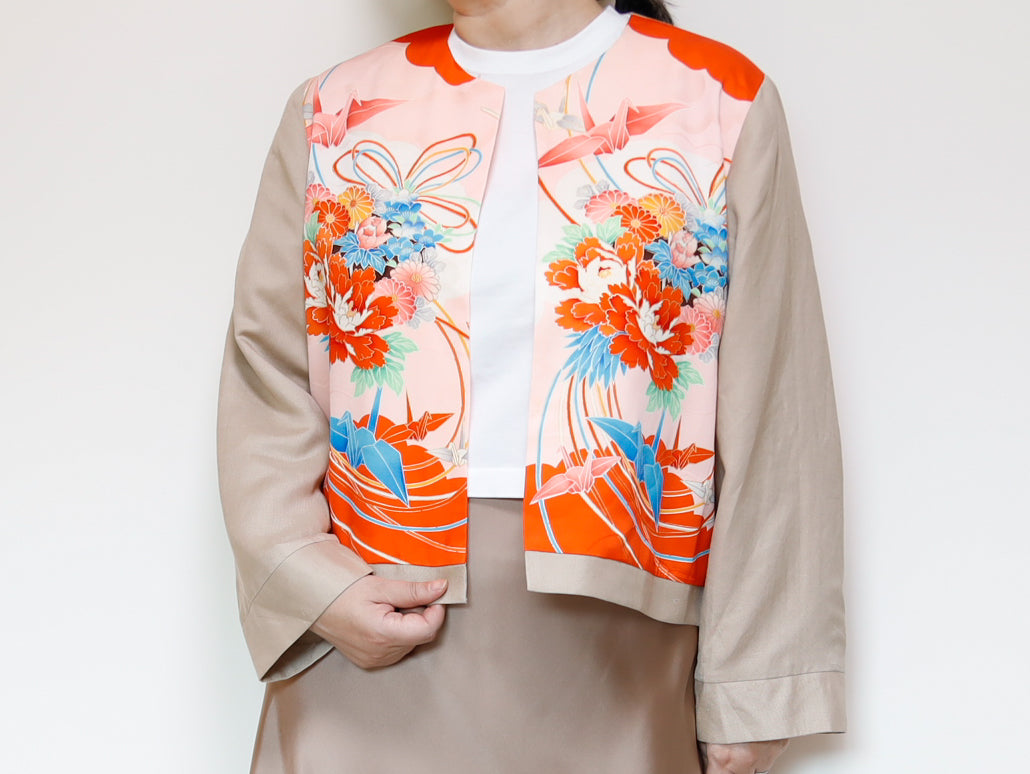 <J15K-028> KIMONO クルーネックジャケット