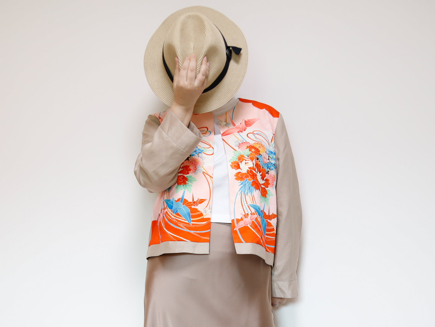 <J15K-028> KIMONO クルーネックジャケット