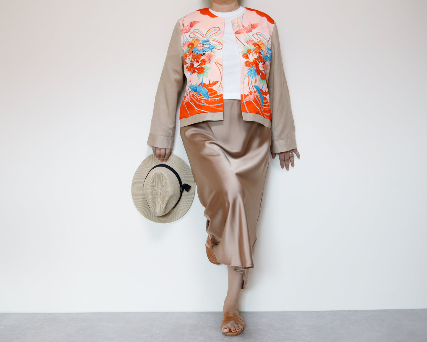 <J15K-028> KIMONO クルーネックジャケット