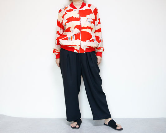 <J09-013> KIMONO BOMBER Jacket  -SIZE M