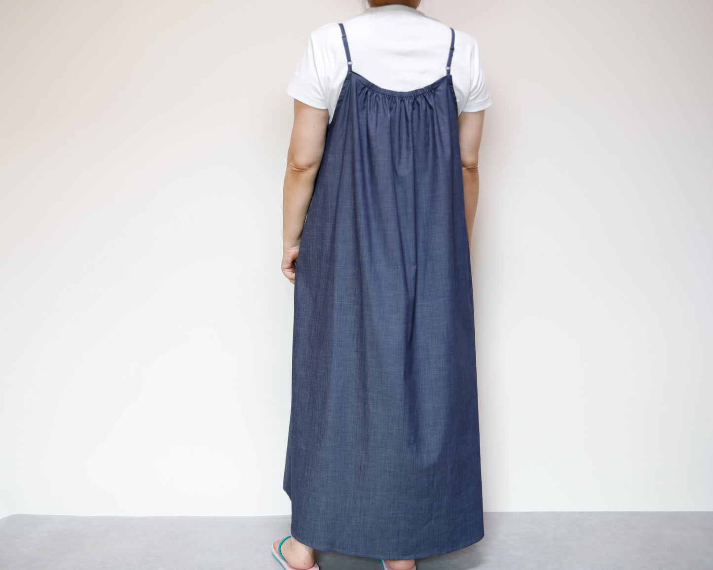 <S24-005> Cami DRESS -Denim