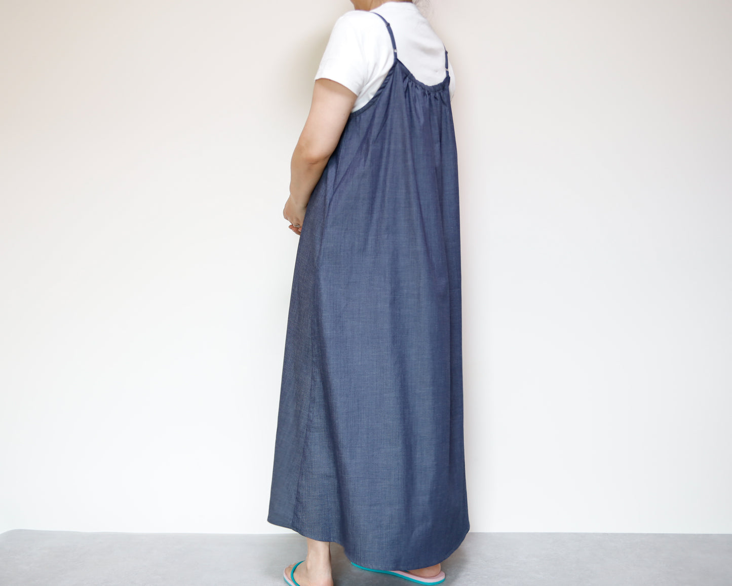<S24-005> Cami DRESS -Denim