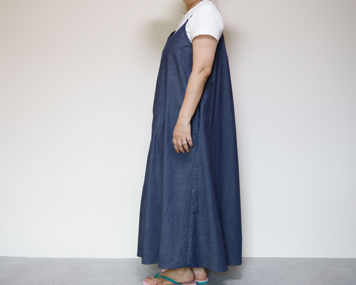 <S24-005> Cami DRESS -Denim