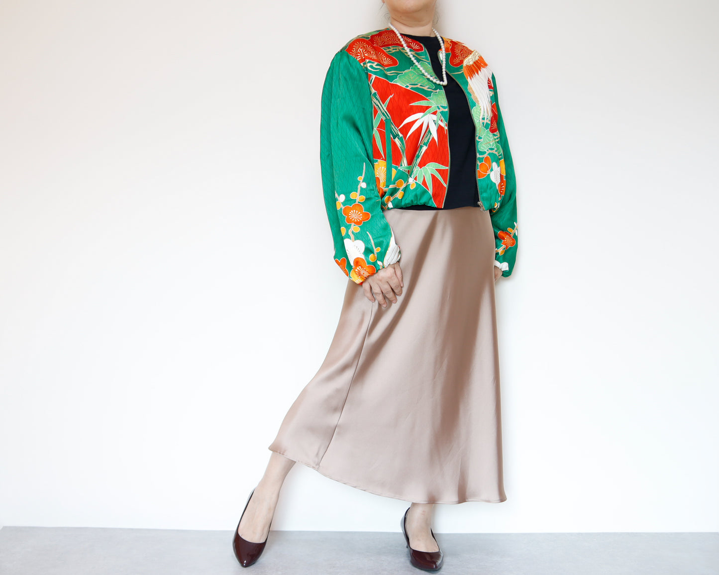 <J19-004> KIMONO BALLOON Jacket