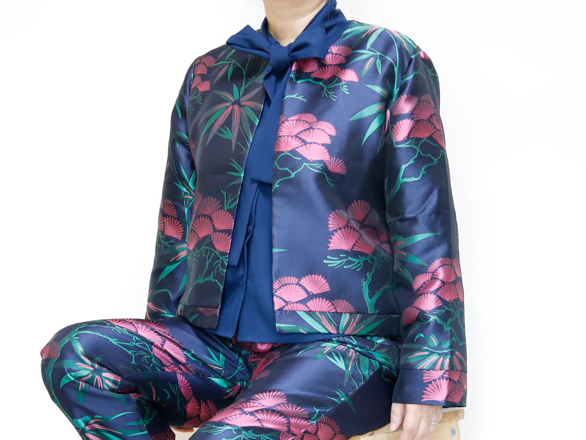 <J15BP> CREW NECK Jacket -KABUKI