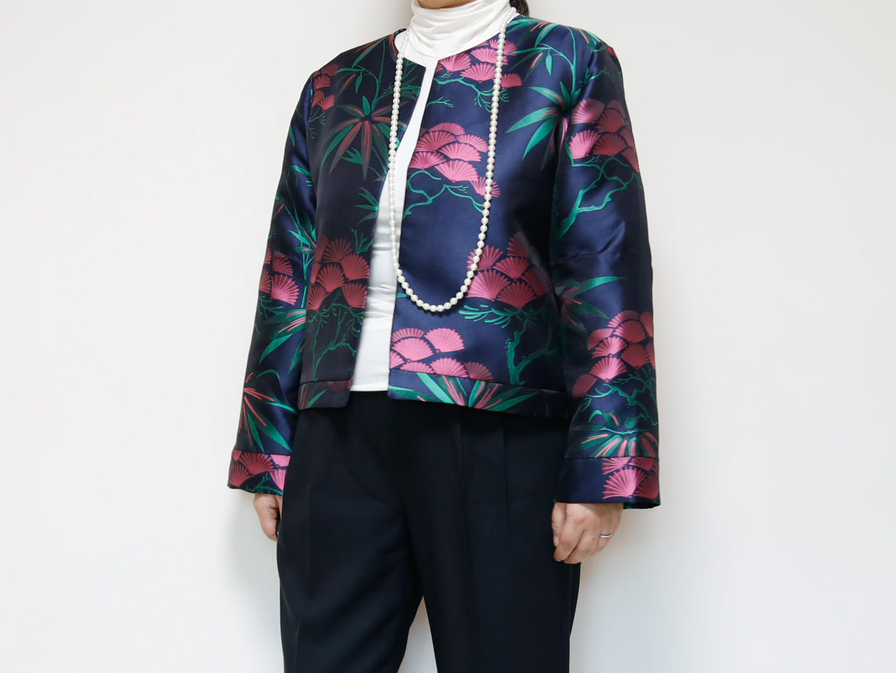 <J15BP> CREW NECK Jacket -KABUKI