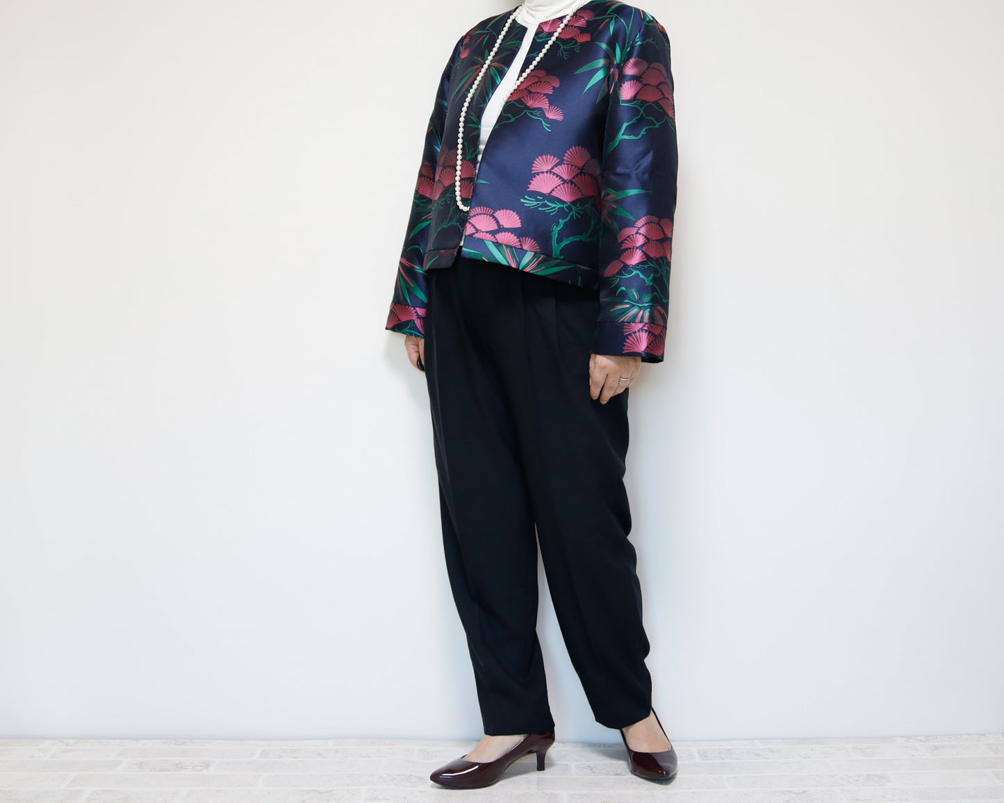<J15BP> CREW NECK Jacket -KABUKI