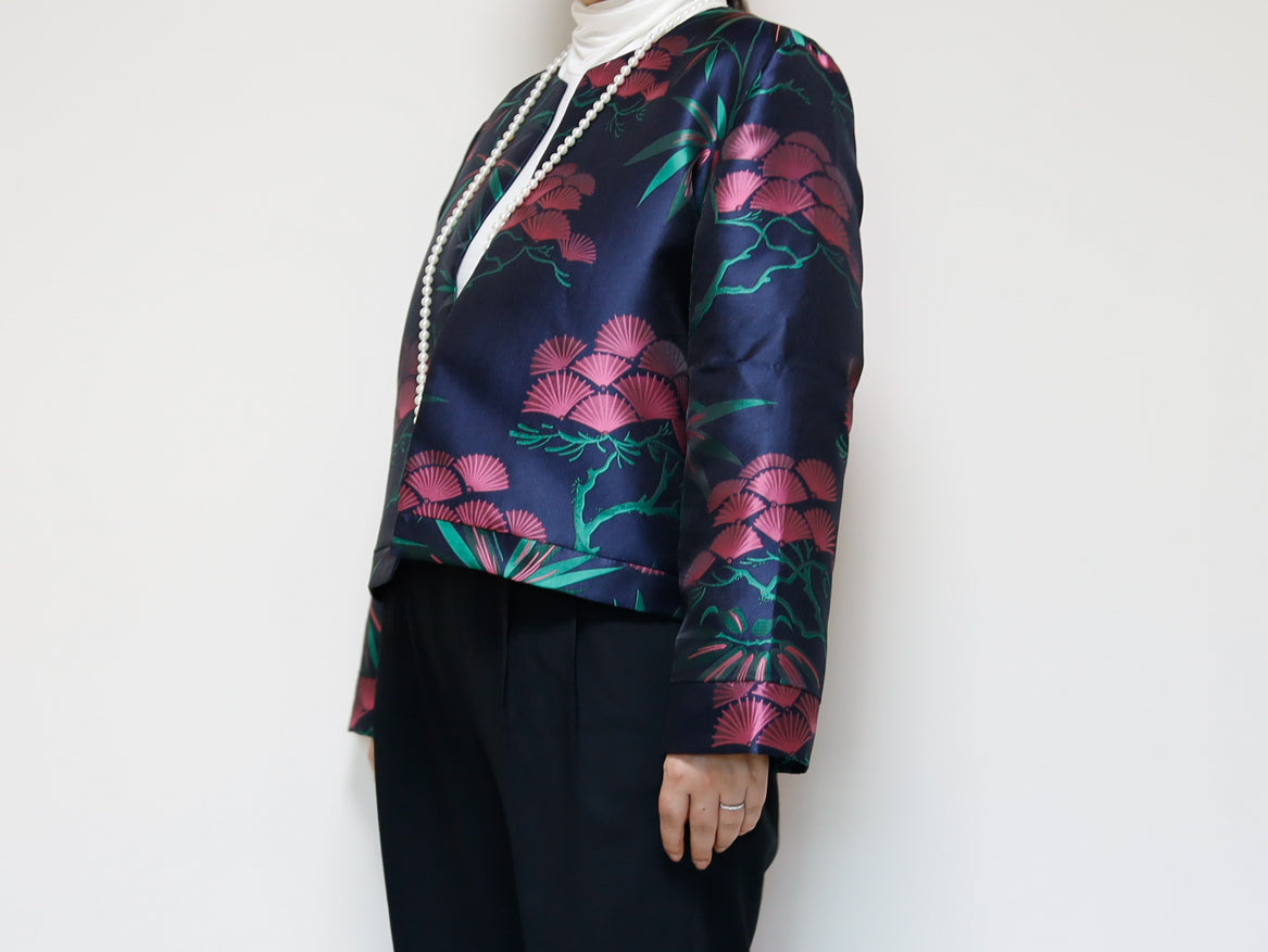 <J15BP> CREW NECK Jacket -KABUKI
