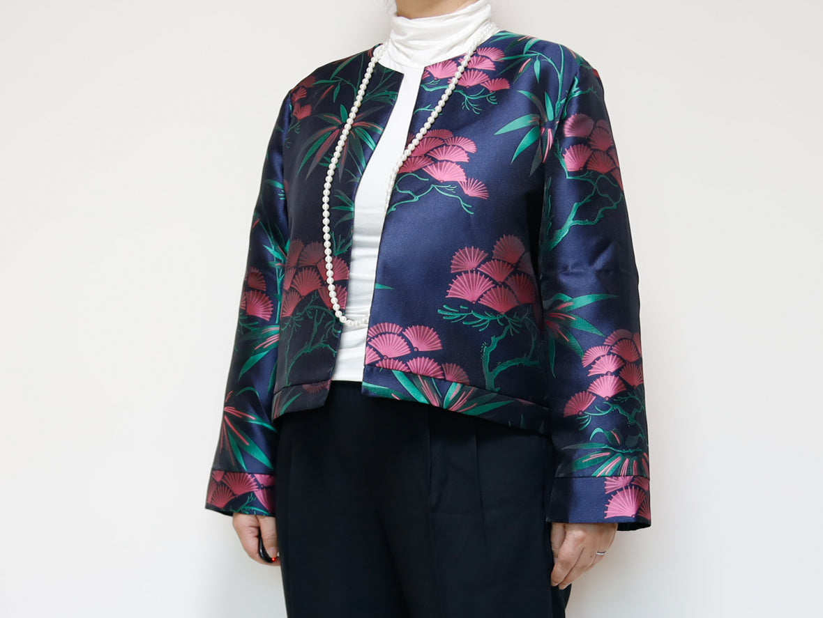 <J15BP> CREW NECK Jacket -KABUKI