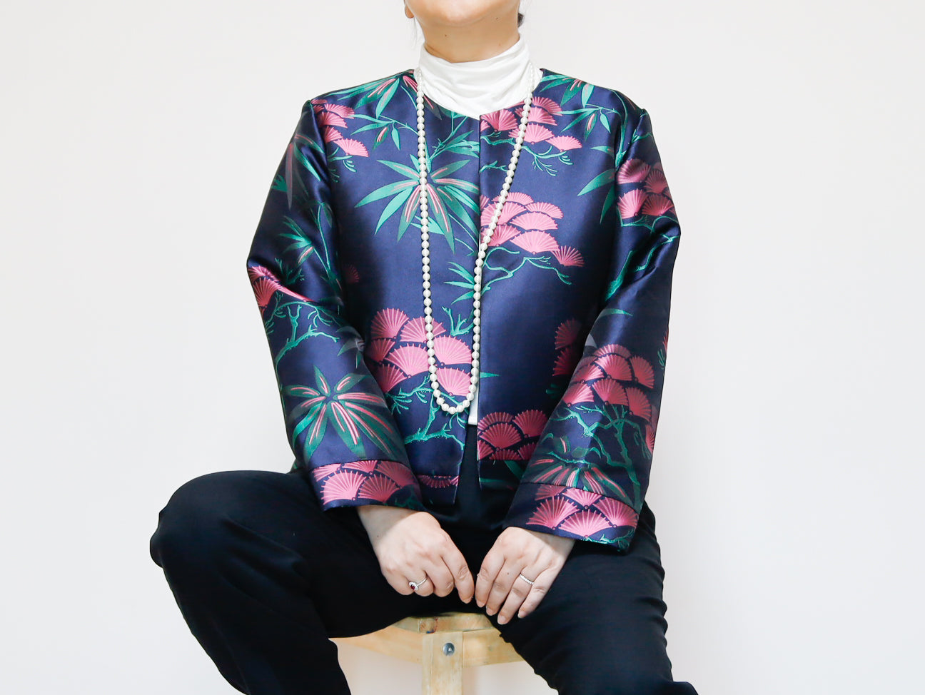 <J15BP> CREW NECK Jacket -KABUKI