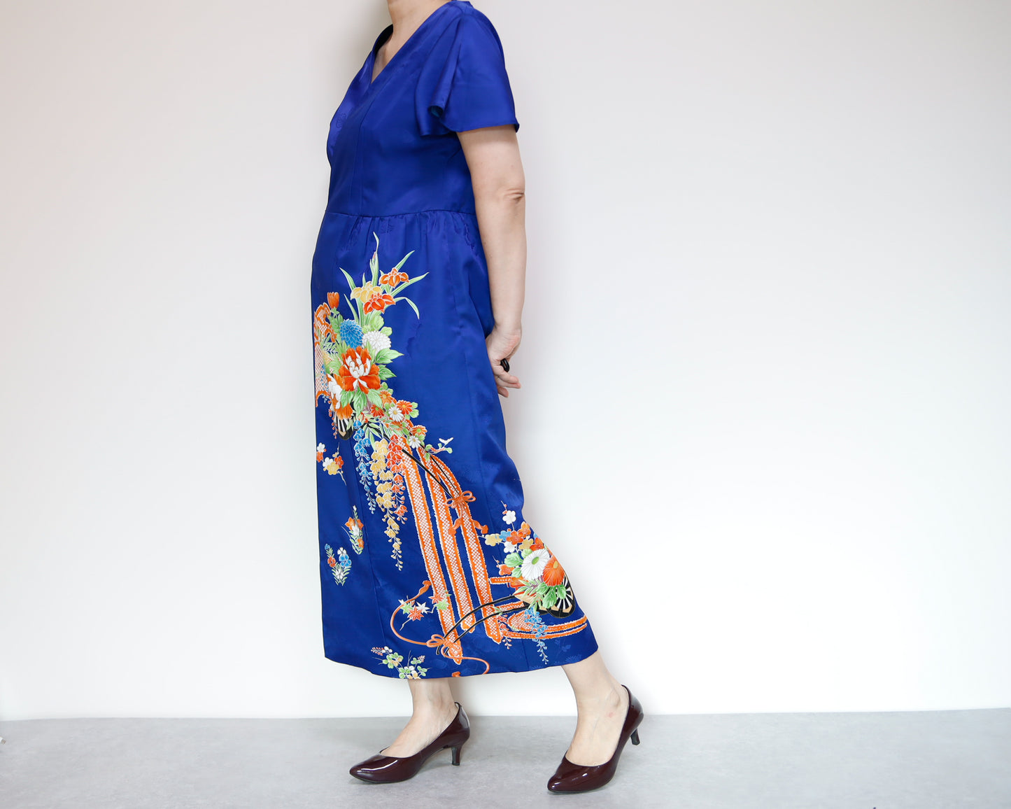 <D28K-004> KIMONO WRAPED Dress'n Coat