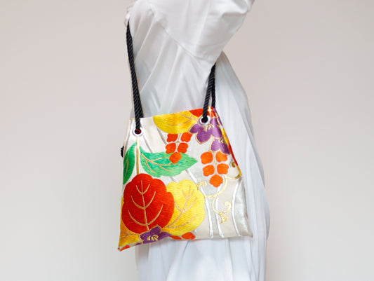<B06K-034> FUJIYAMA Bag -KIMONO WHITE