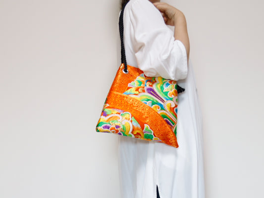 <B06K-037> FUJIYAMA Bag -KIMONO ORANGE