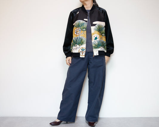 <J09-031> KIMONO BOMBER Jacket Size L