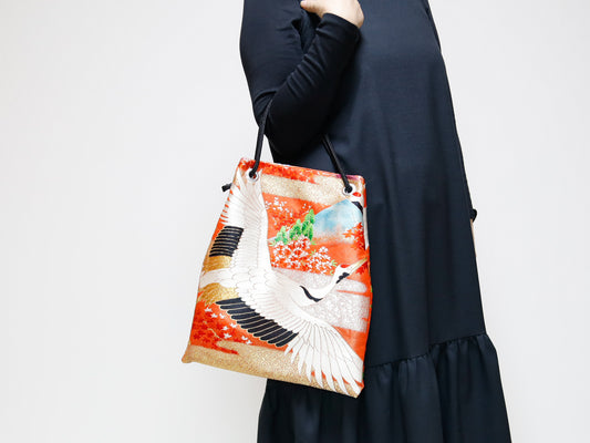 <B07K-003> FUJIYAMA Bag  -KIMONO