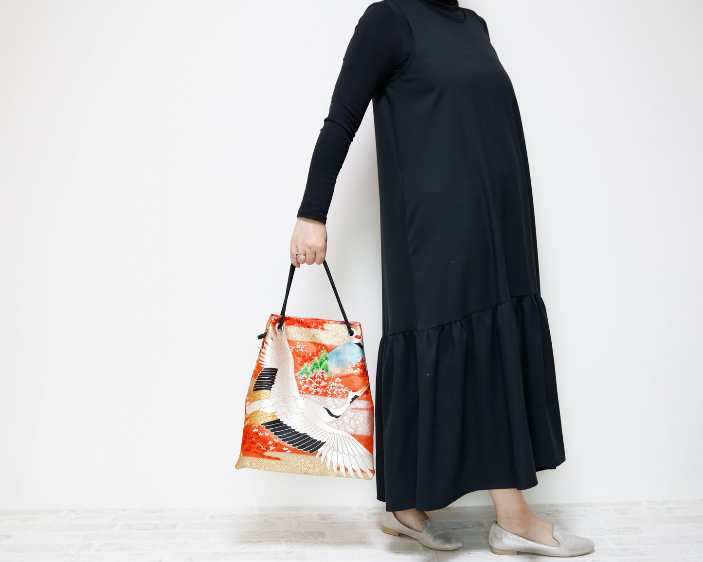 <B07K-003> FUJIYAMA Bag  -KIMONO