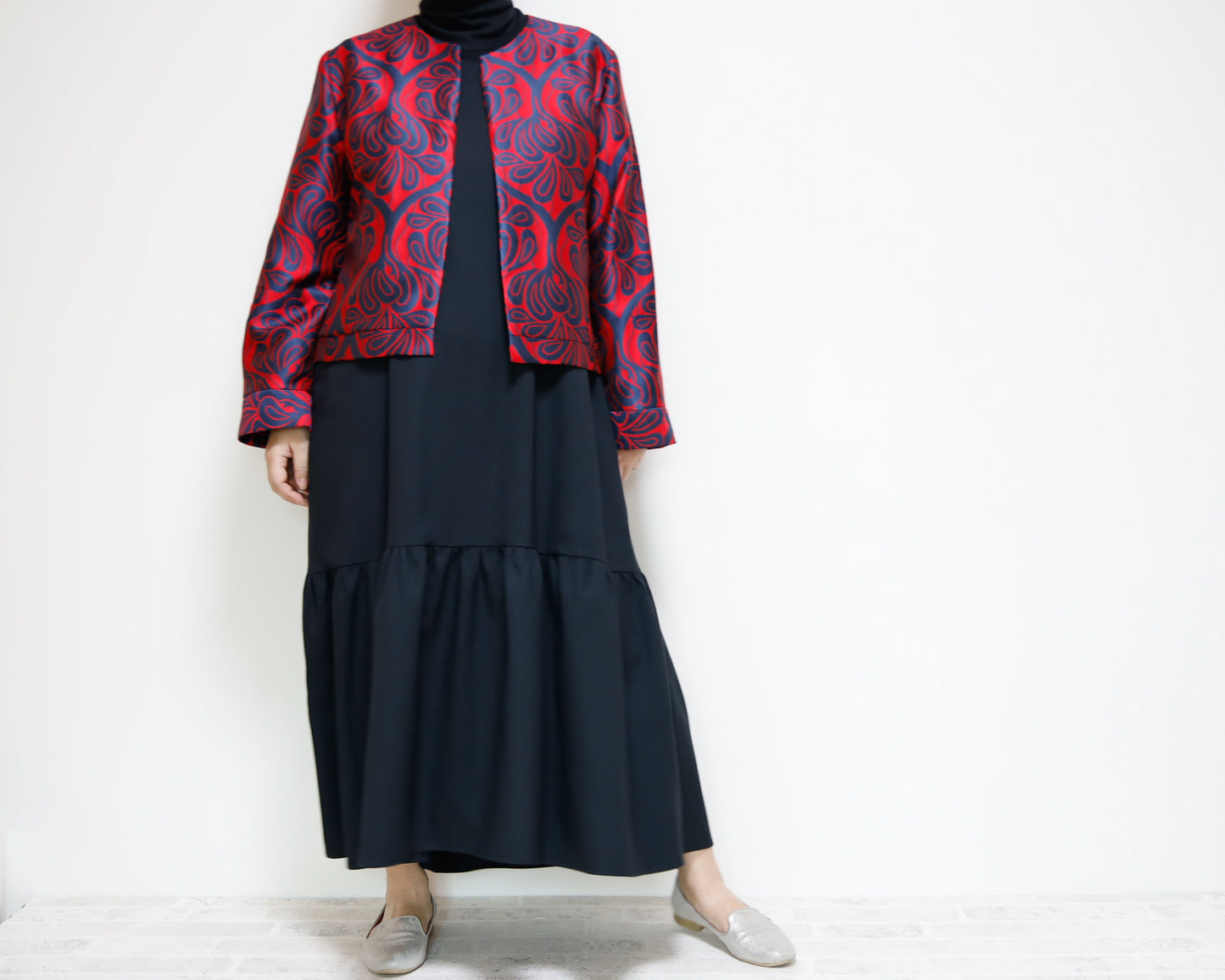 <J15C>  CREW NECK Jacket -COVENT GARDEN