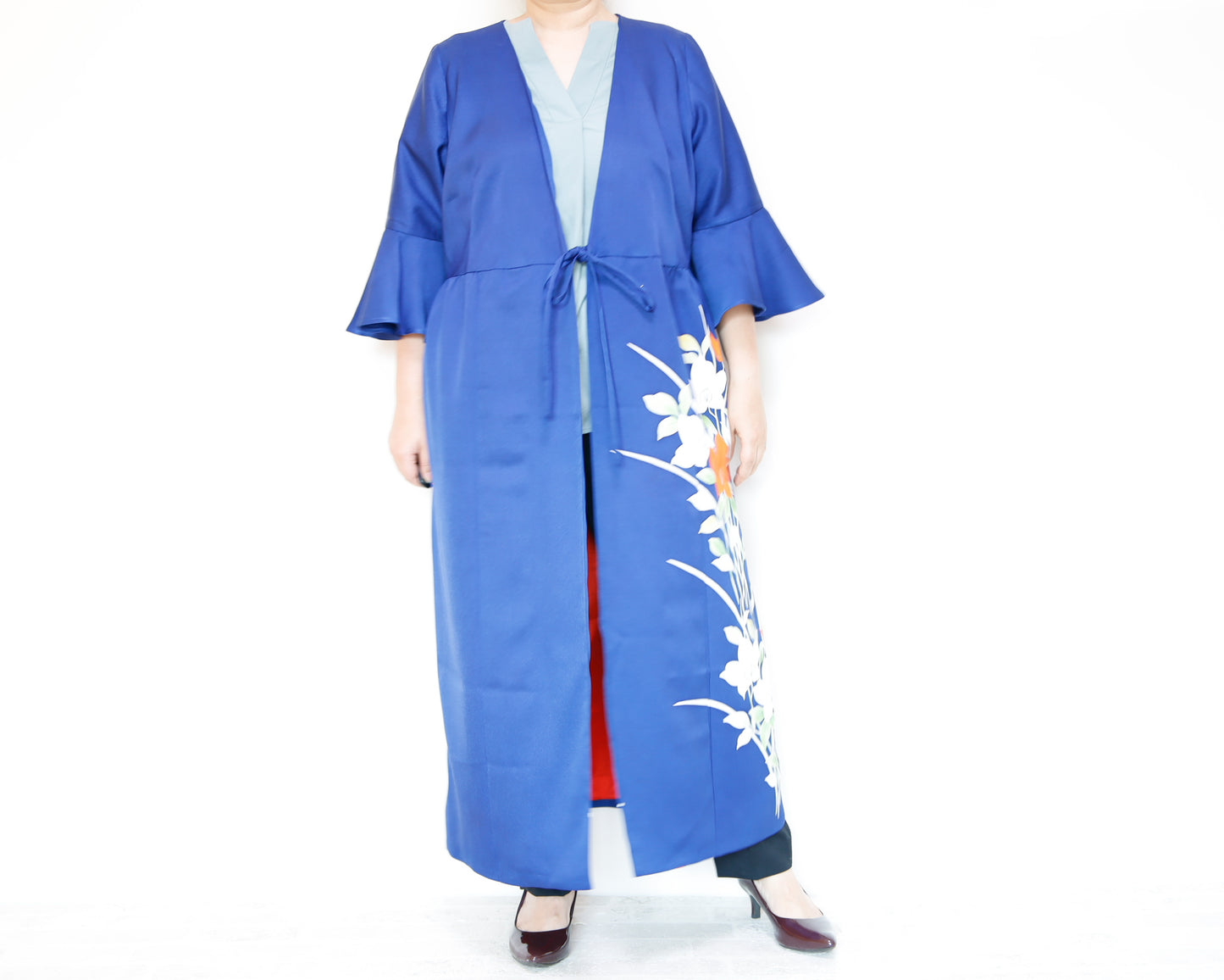 <D16-006> KIMONO WRAPED Dress'n Coat
