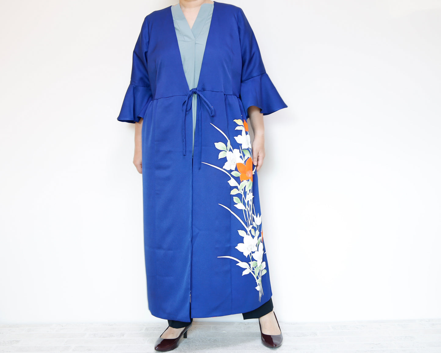 <D16-006> KIMONO WRAPED Dress'n Coat