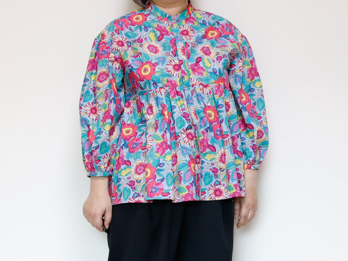<T36F> PEPLUM BLOUSE