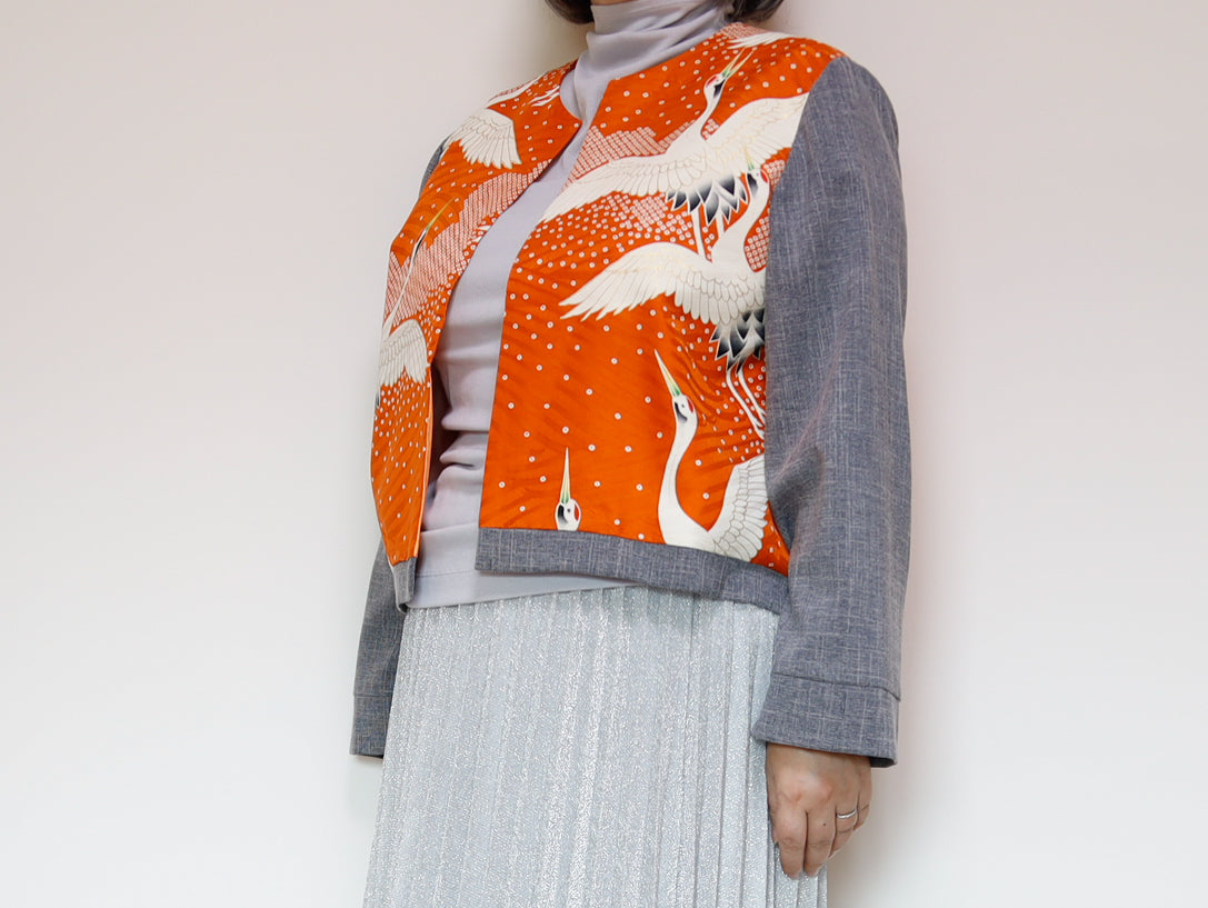 <J15K-018> KIMONO CREW NECK Jacket