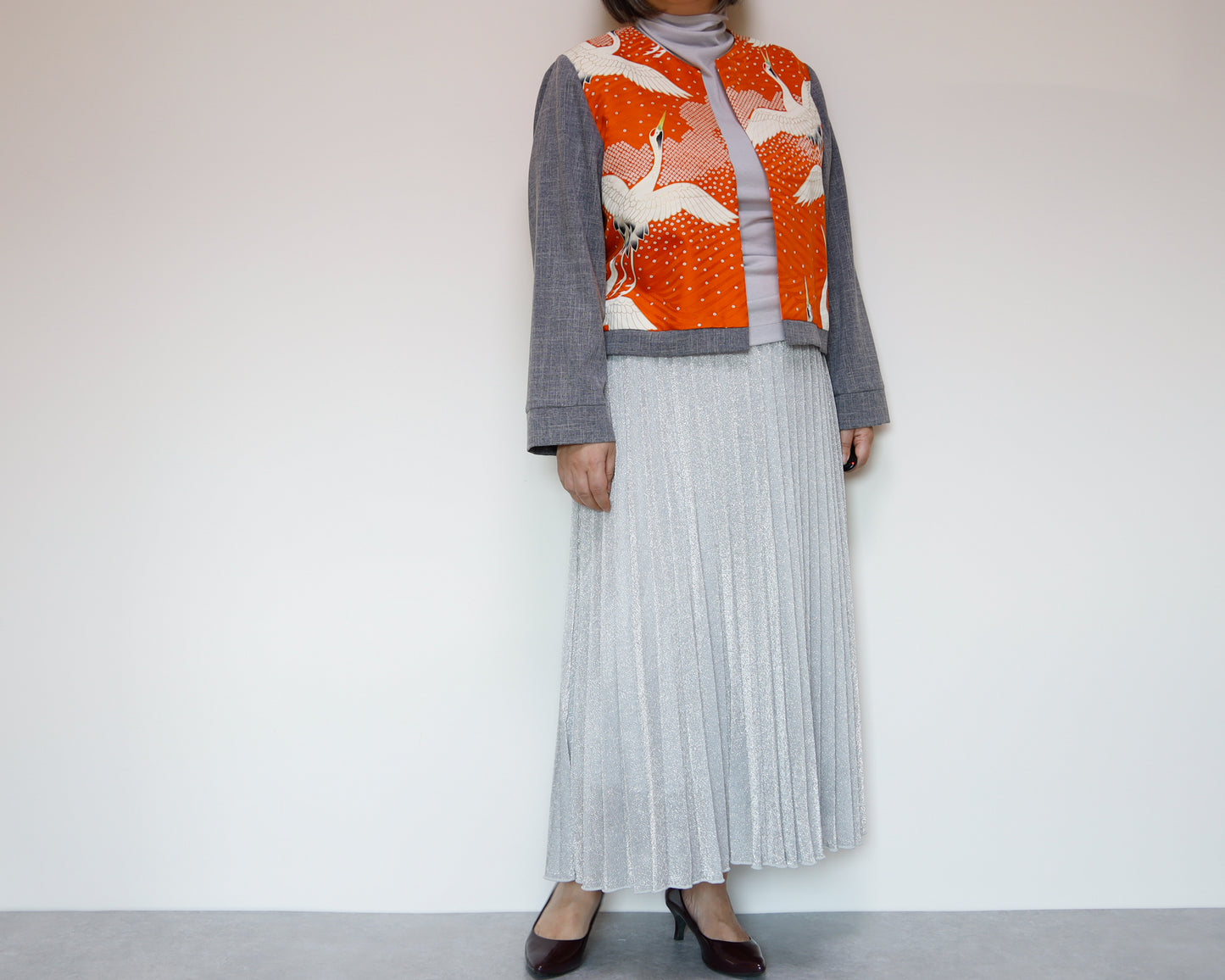<J15K-018> KIMONO CREW NECK Jacket