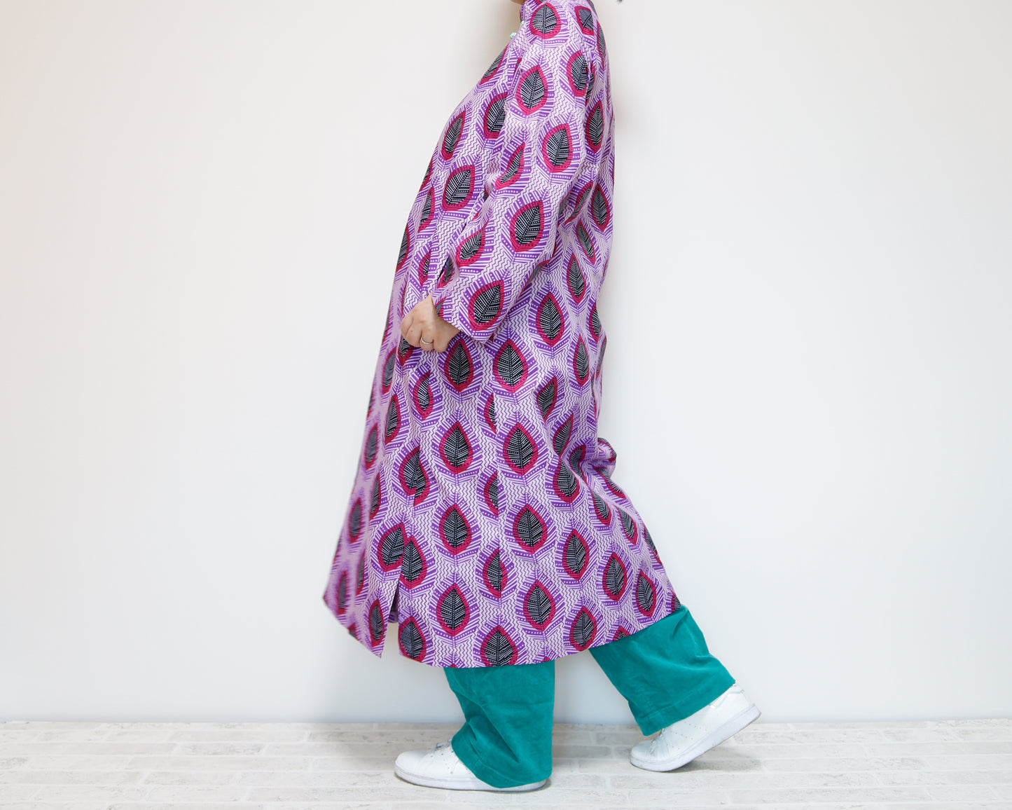 <D25J-001> CHINOISERIE DRESS AFRICAN PRINT