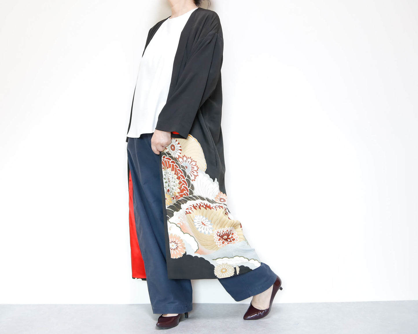 <J06-030> KIMONO ガウンコート