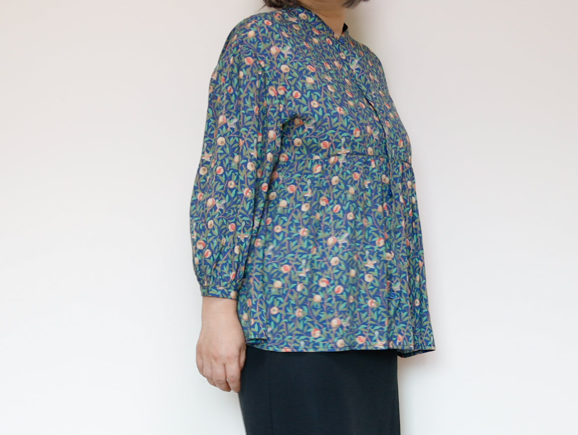 <T36G> PEPLUM BLOUSE