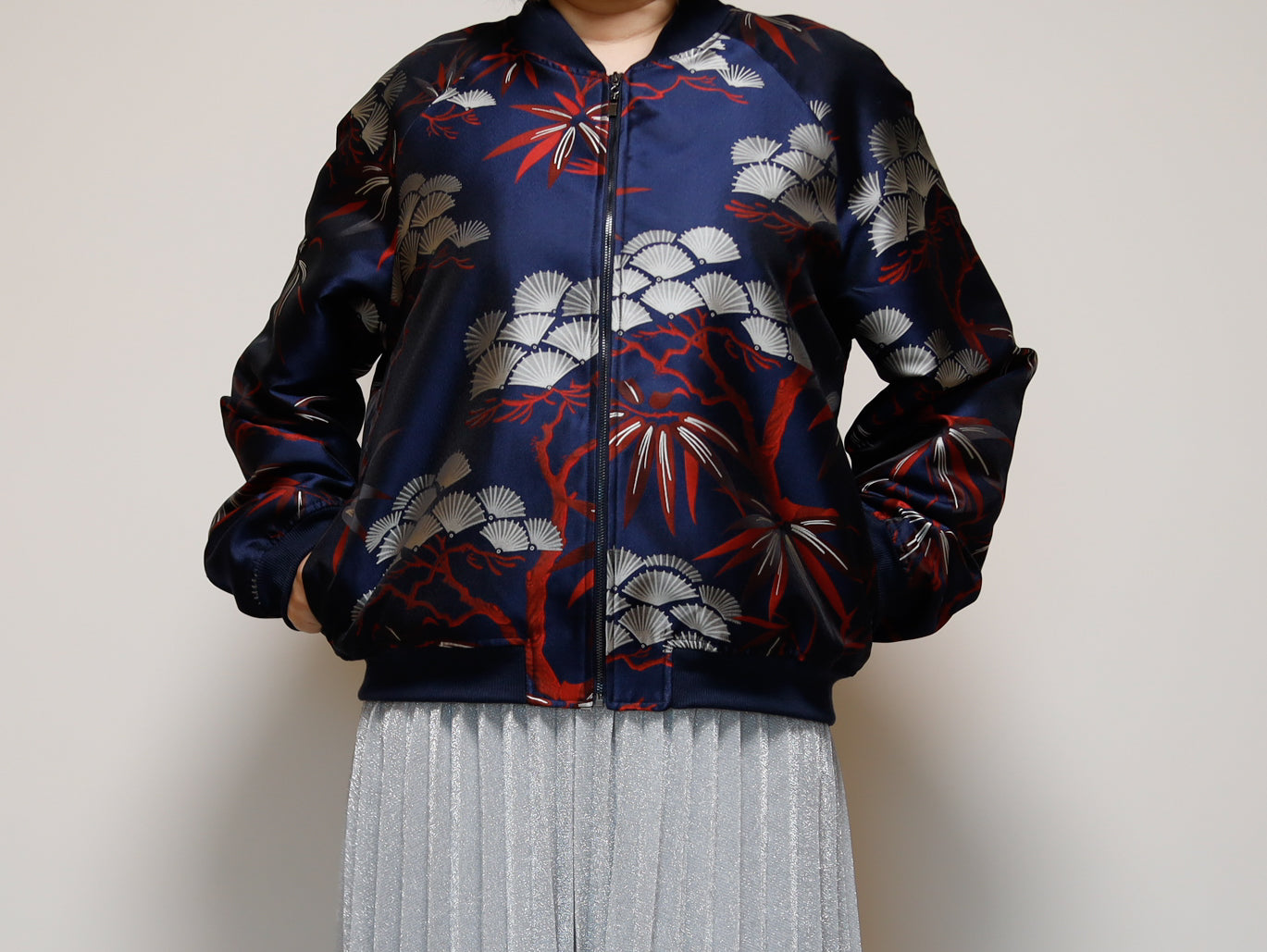 <J08BR> KABUKI BOMBER Jacket Mens