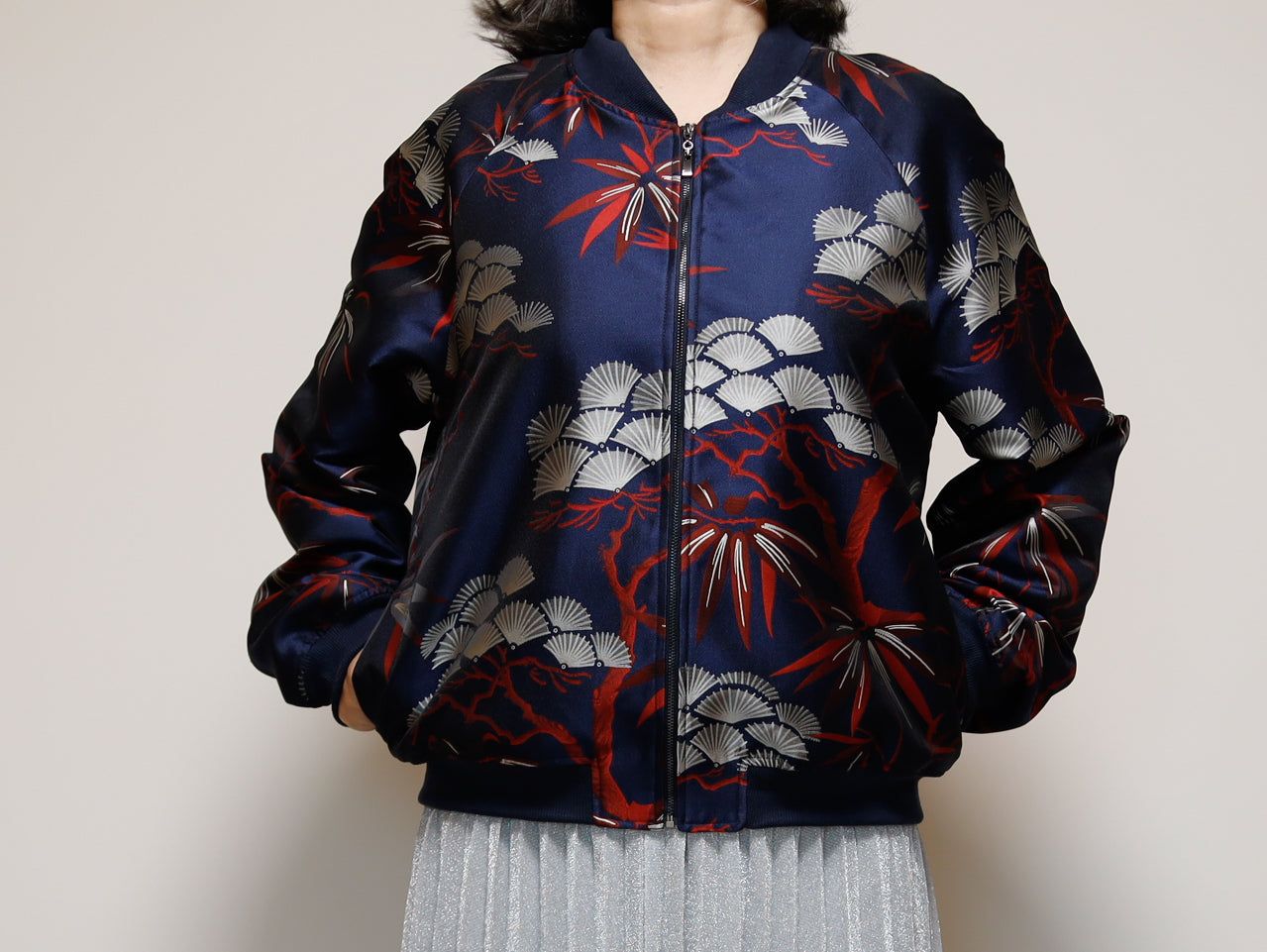 <J08BR> KABUKI BOMBER Jacket Mens