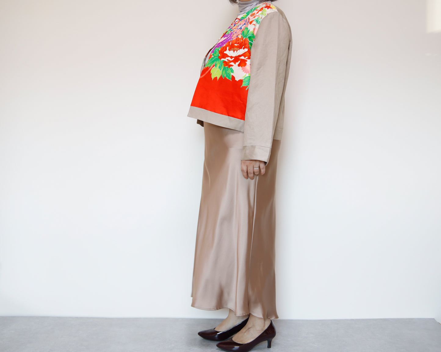 <J15K-019> KIMONO CREW NECK Jacket