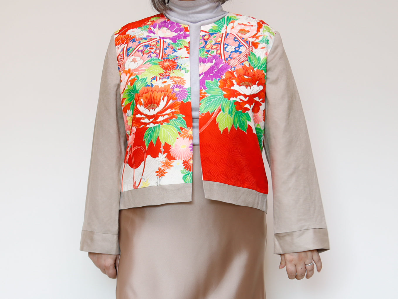 <J15K-019> KIMONO CREW NECK Jacket