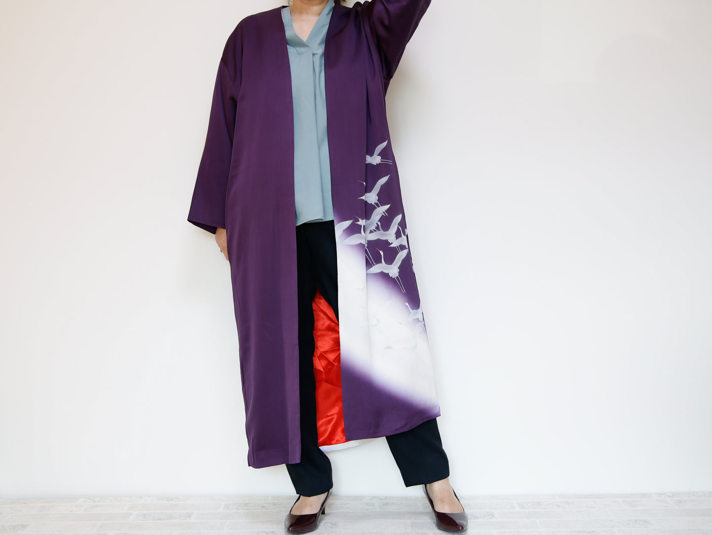 <J06-025> KIMONO Long Jacket