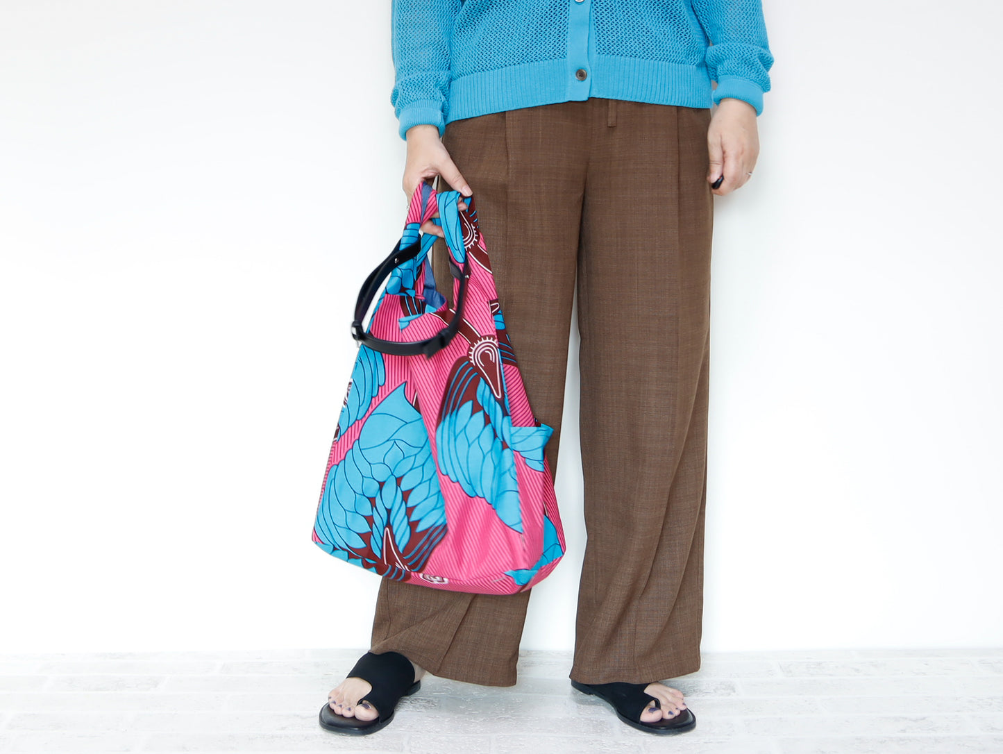 <B04J-001>  REGISTAR -African Print Tote Bag