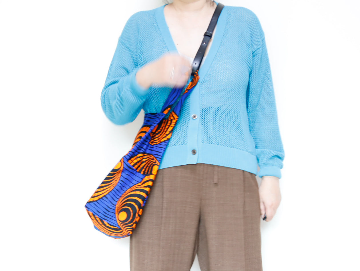 <B04J-002>  REGISTAR -African Print Tote Bag