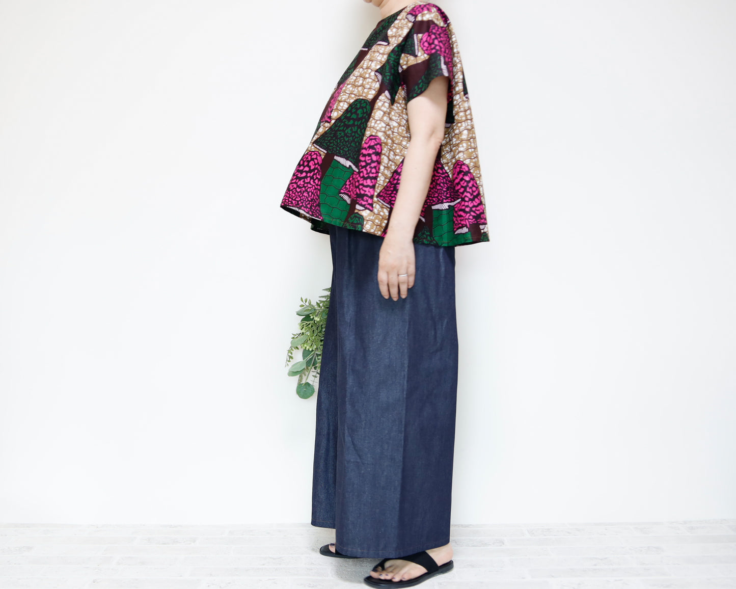 <T20-007>  AFRICAN PRINT Top