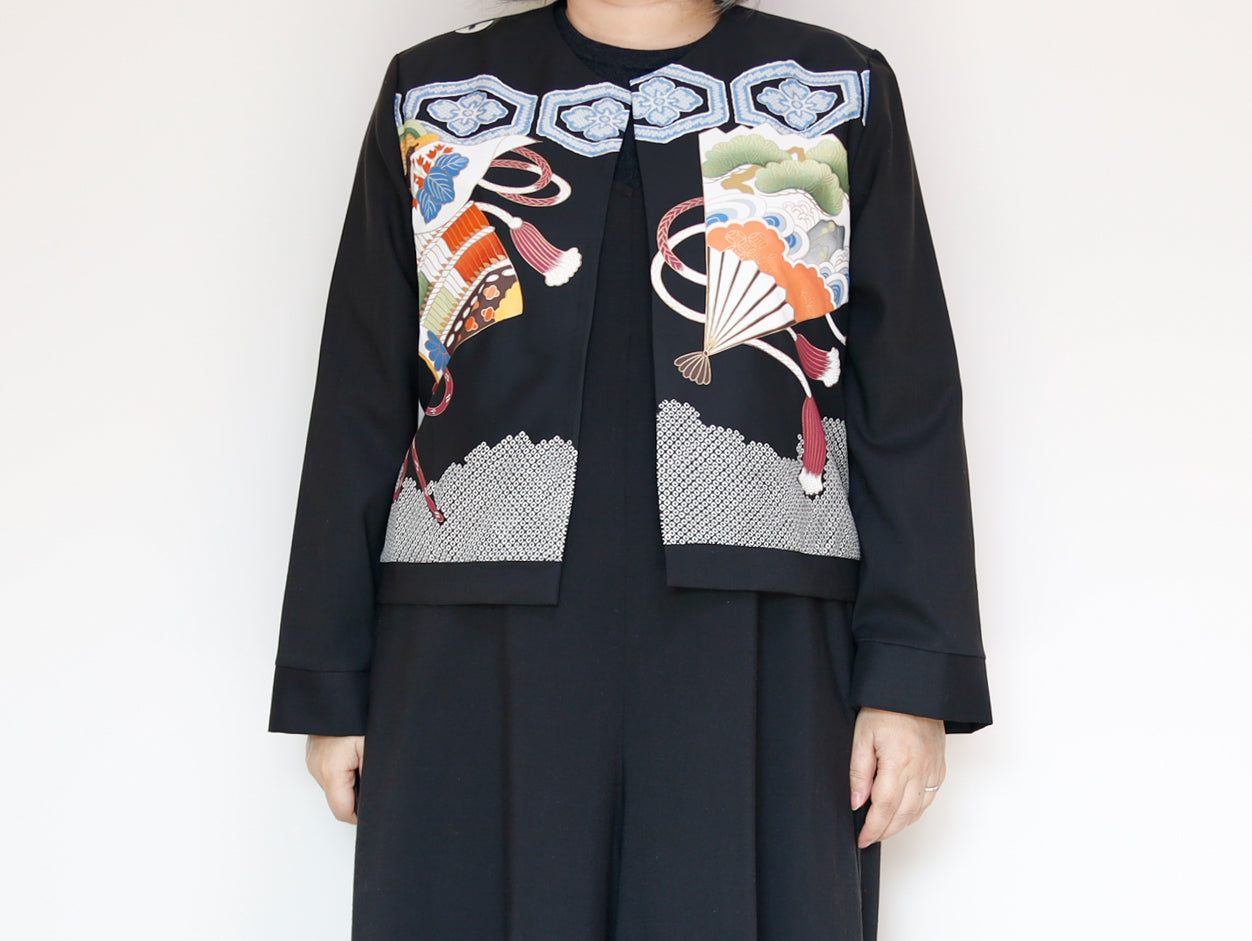 <J15K-021> KIMONO CREW NECK Jacket