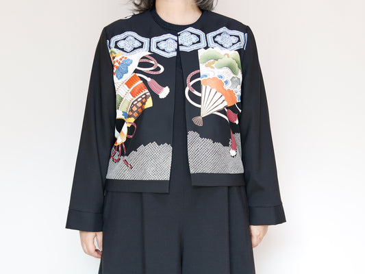<J15K-021> KIMONO CREW NECK Jacket