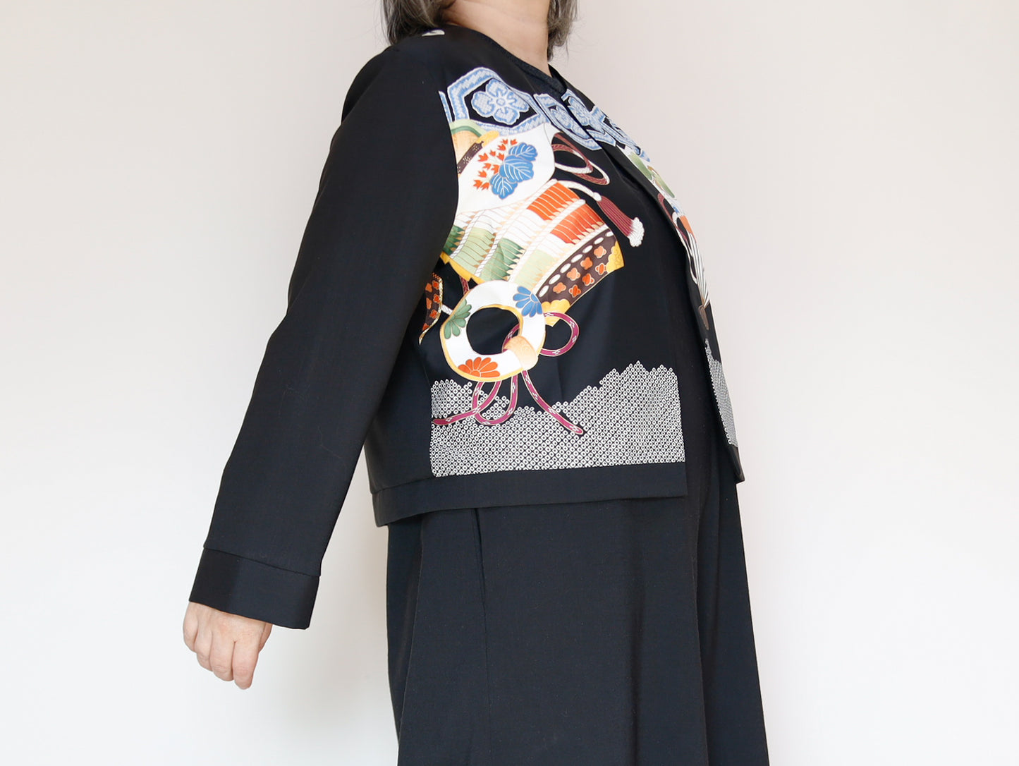 <J15K-021> KIMONO CREW NECK Jacket