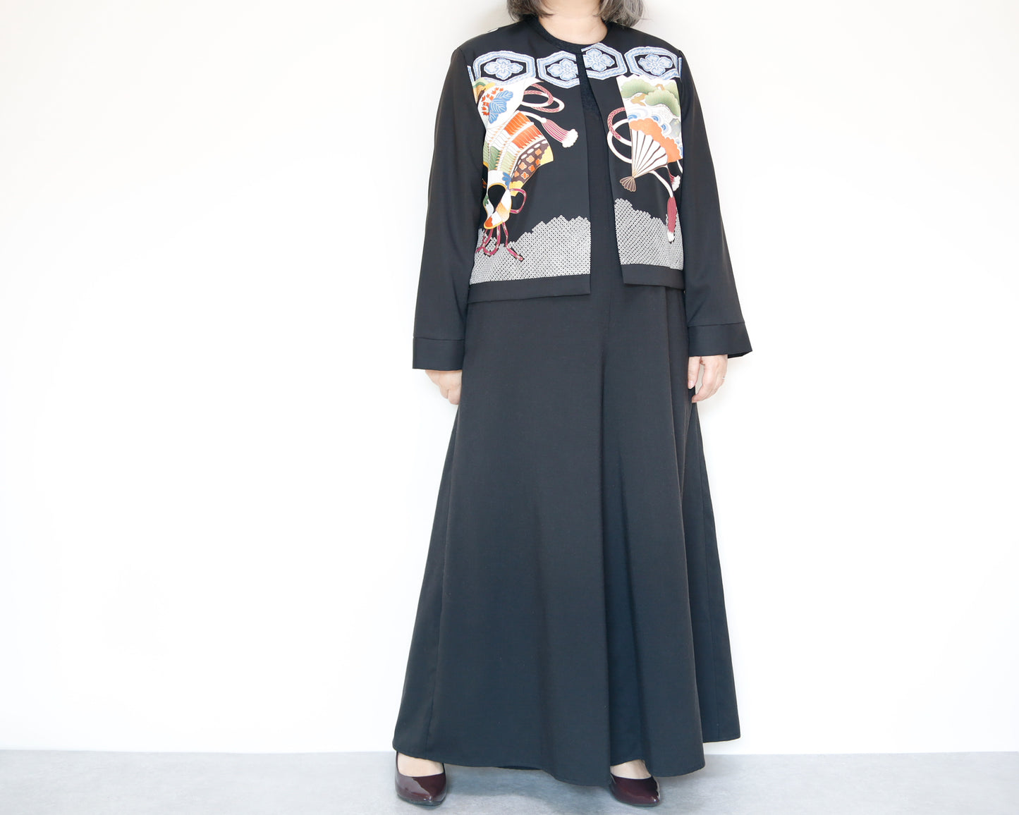 <J15K-021> KIMONO CREW NECK Jacket