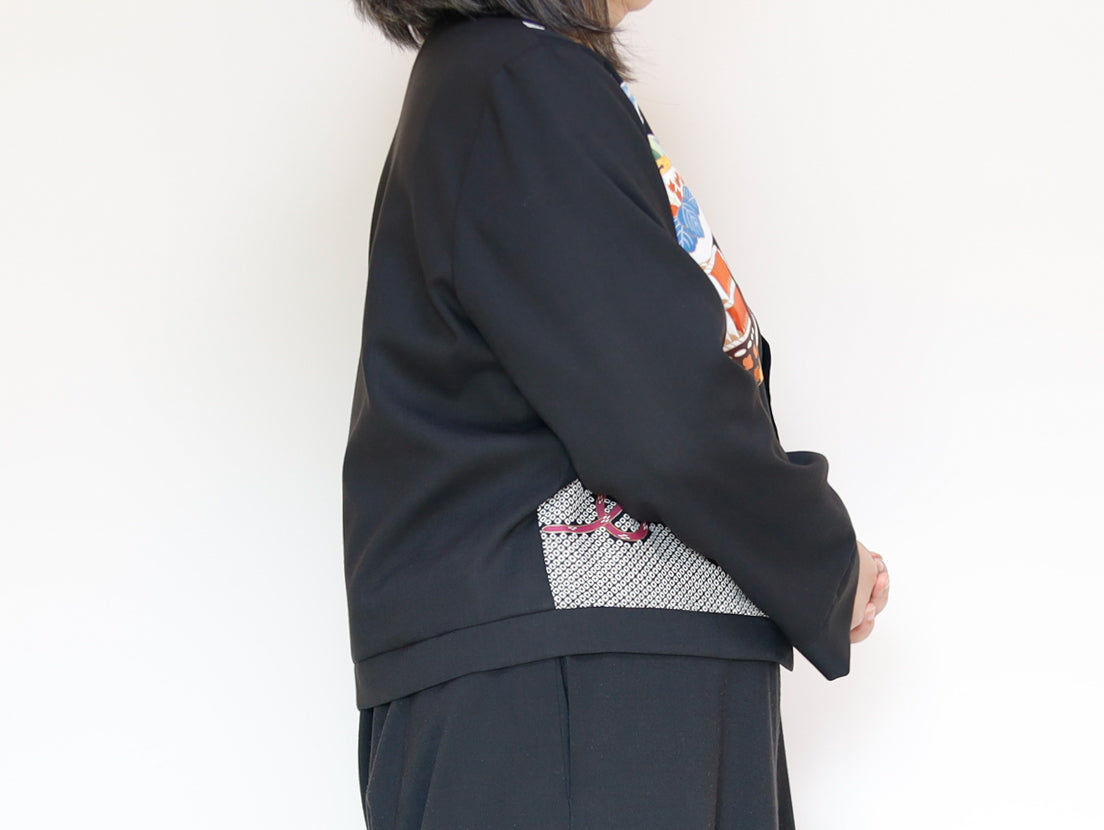 <J15K-021> KIMONO CREW NECK Jacket