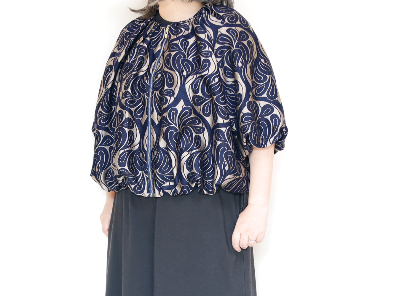 <J18CG> BALLOON Jacket -COVENT GARDEN GRAY