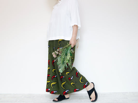 <P15-059>  AFRICAN PRINT Gaucho