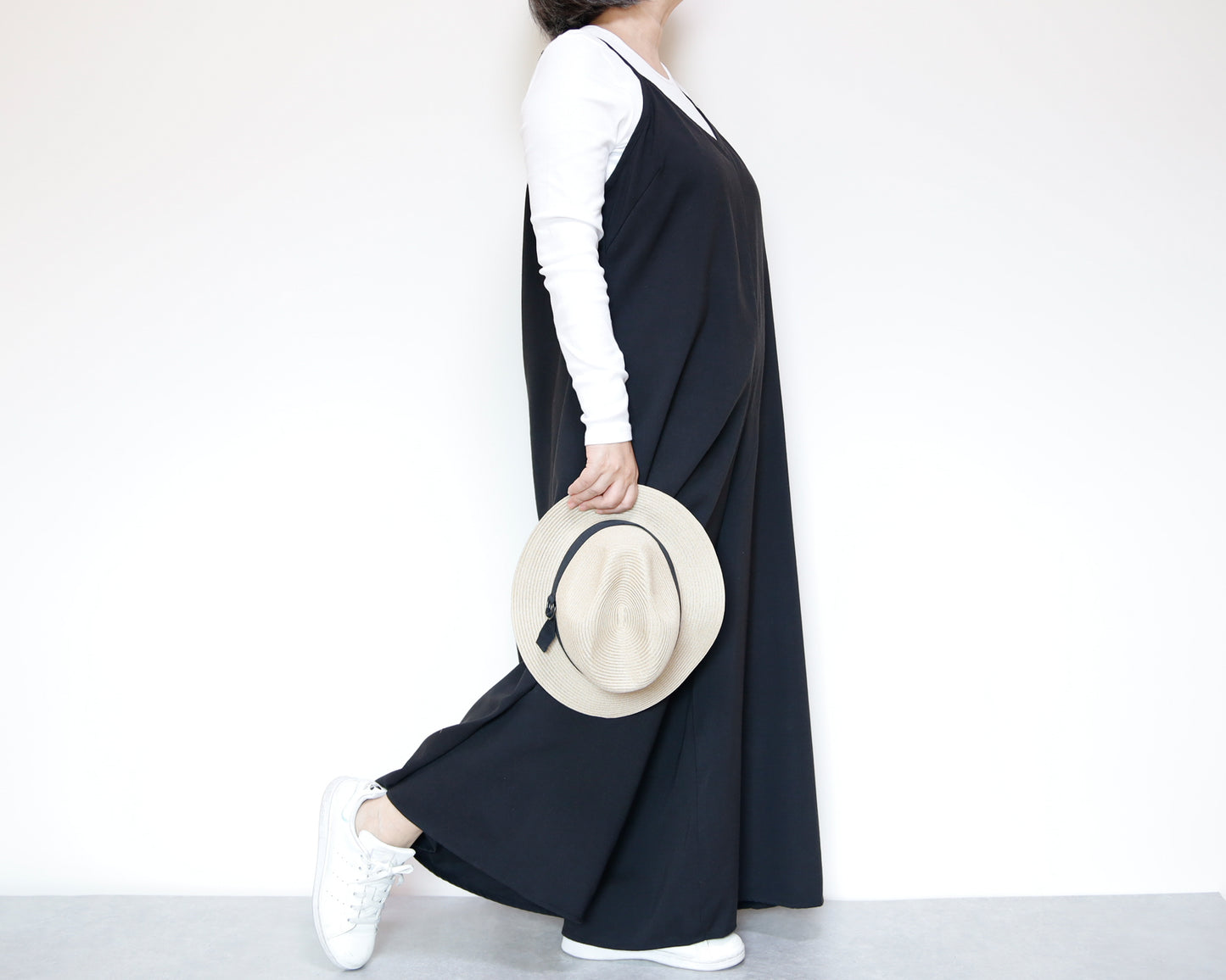 <D29NR> BLACK OVERALLS / SALOPETTE