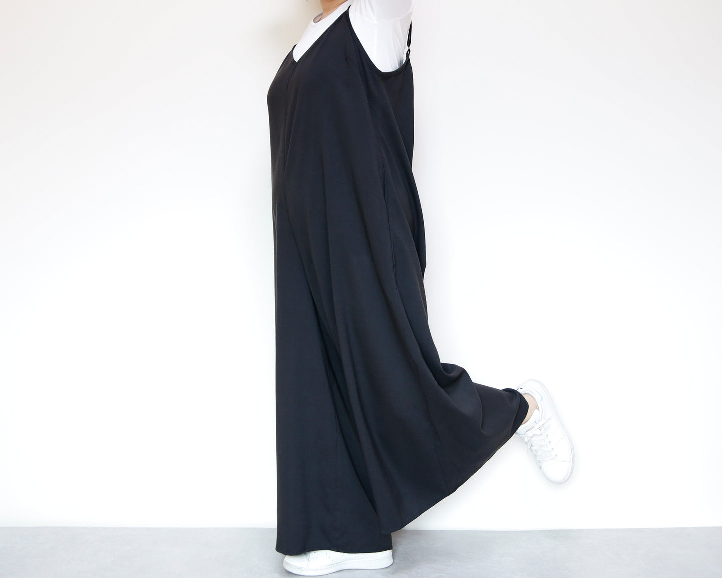 <D29NR> BLACK OVERALLS / SALOPETTE
