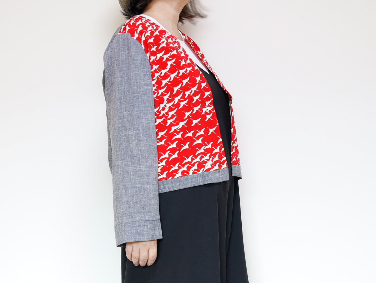 <J15K-023> KIMONO CREW NECK Jacket