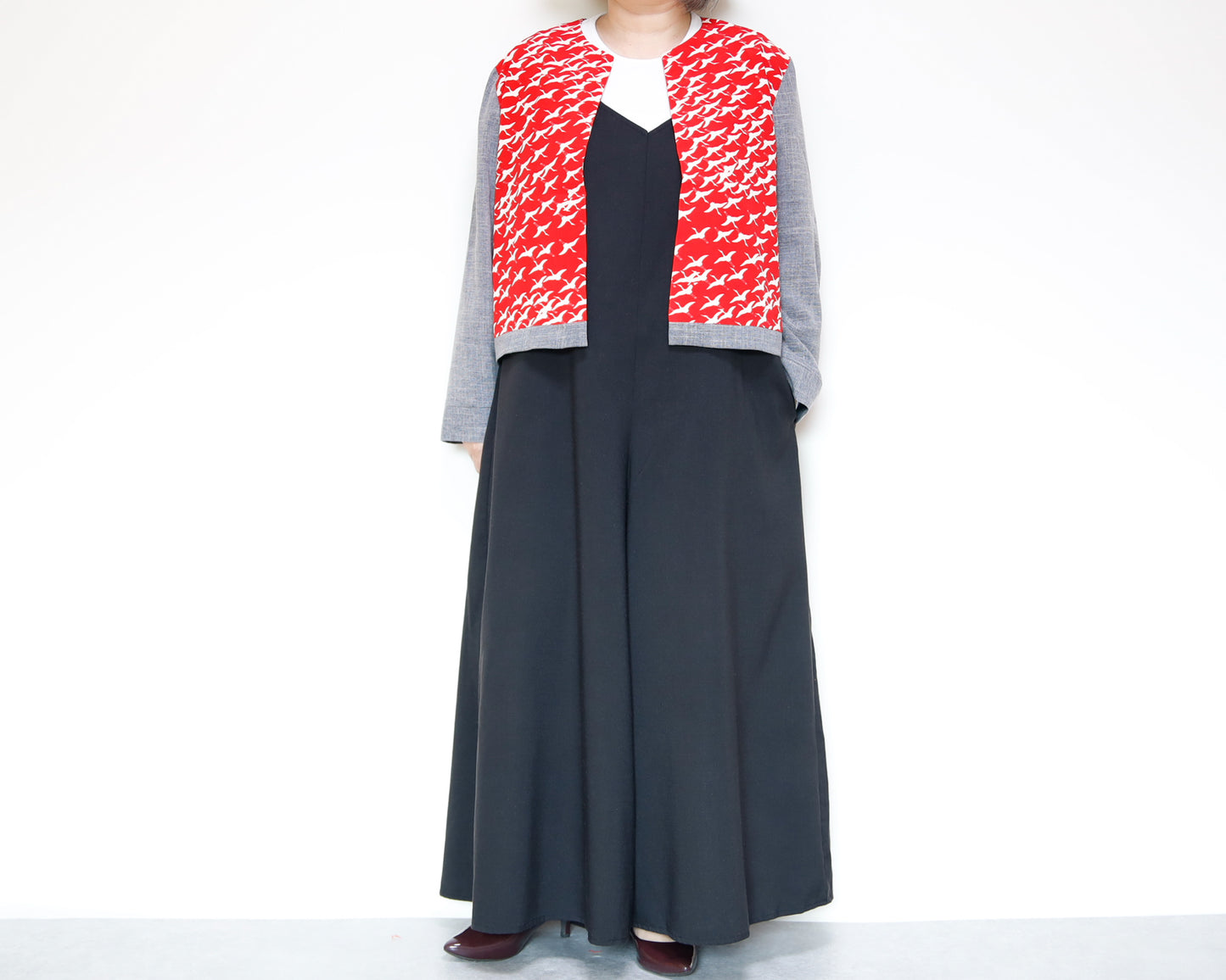 <J15K-023> KIMONO CREW NECK Jacket